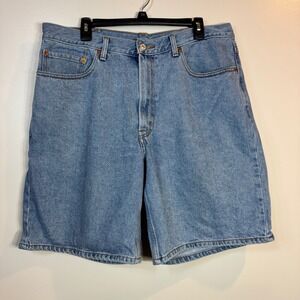 Levi's 550 Mens 38 Relaxed Fit Denim Blue Jean Shorts Causal Y2K Retro Style 90s